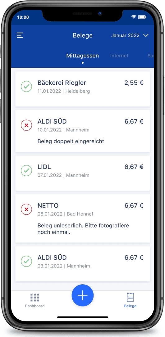 Riso - Ablehnung in App